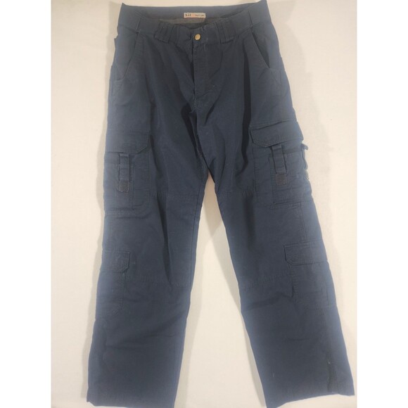 5.11 Tactical Pants Men 36x31 Blue Pro Series Rip Stop Cargo Utility Trousers - Picture 1 of 9